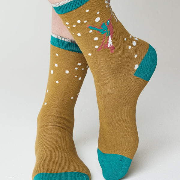 Hummingbird Bamboo Socks 4 - 8