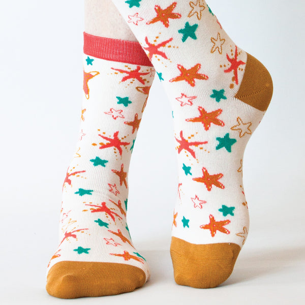 Starfish Bamboo Socks 4 - 8