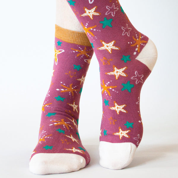 Starfish Bamboo Socks 4 - 8