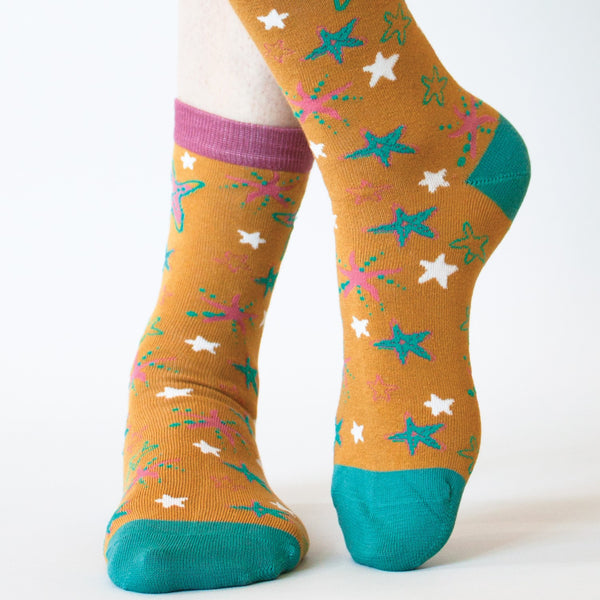 Starfish Bamboo Socks 4 - 8