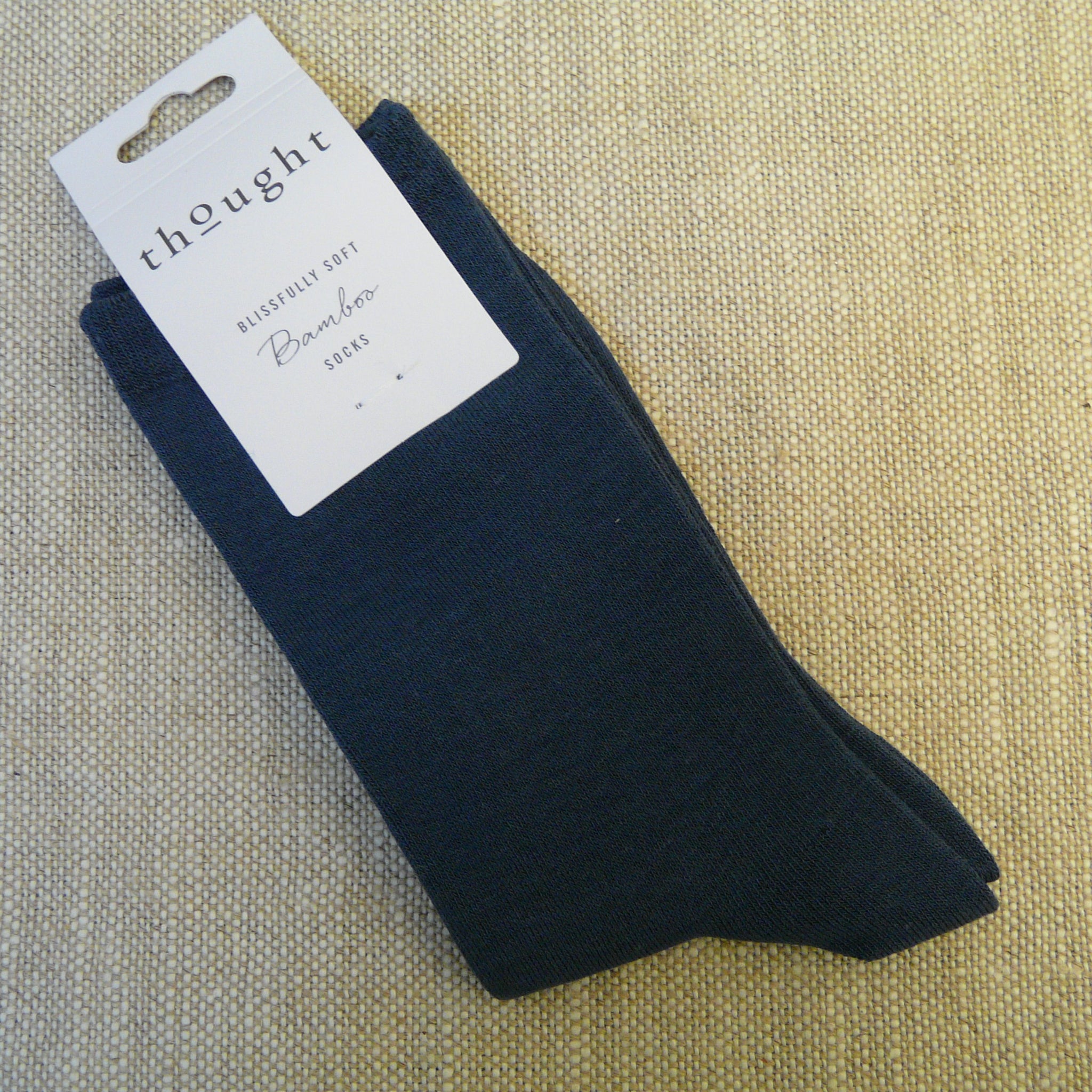 Plain Denim Blue Socks 4 - 7