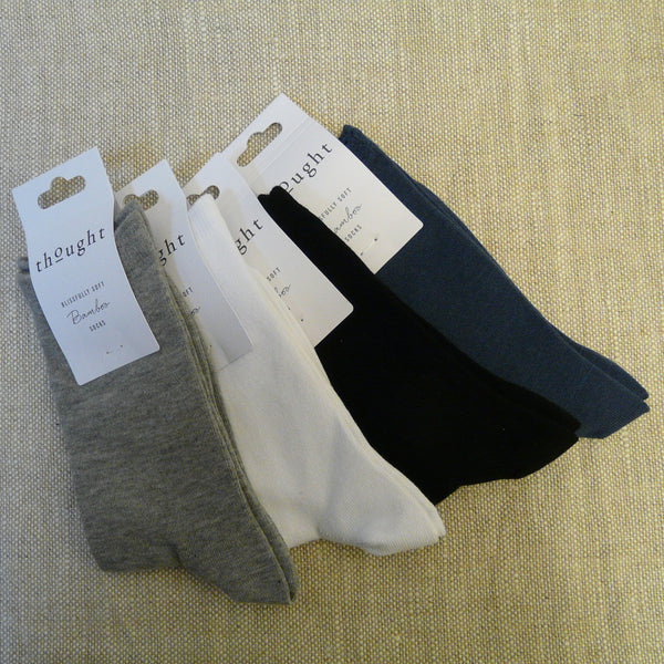 Plain Black Socks 4 - 7