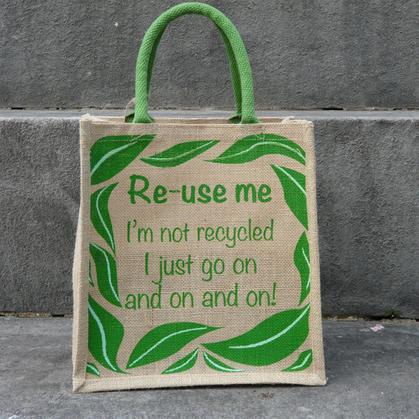 Traditional Natural Reusable Fair Trade Jute Bag