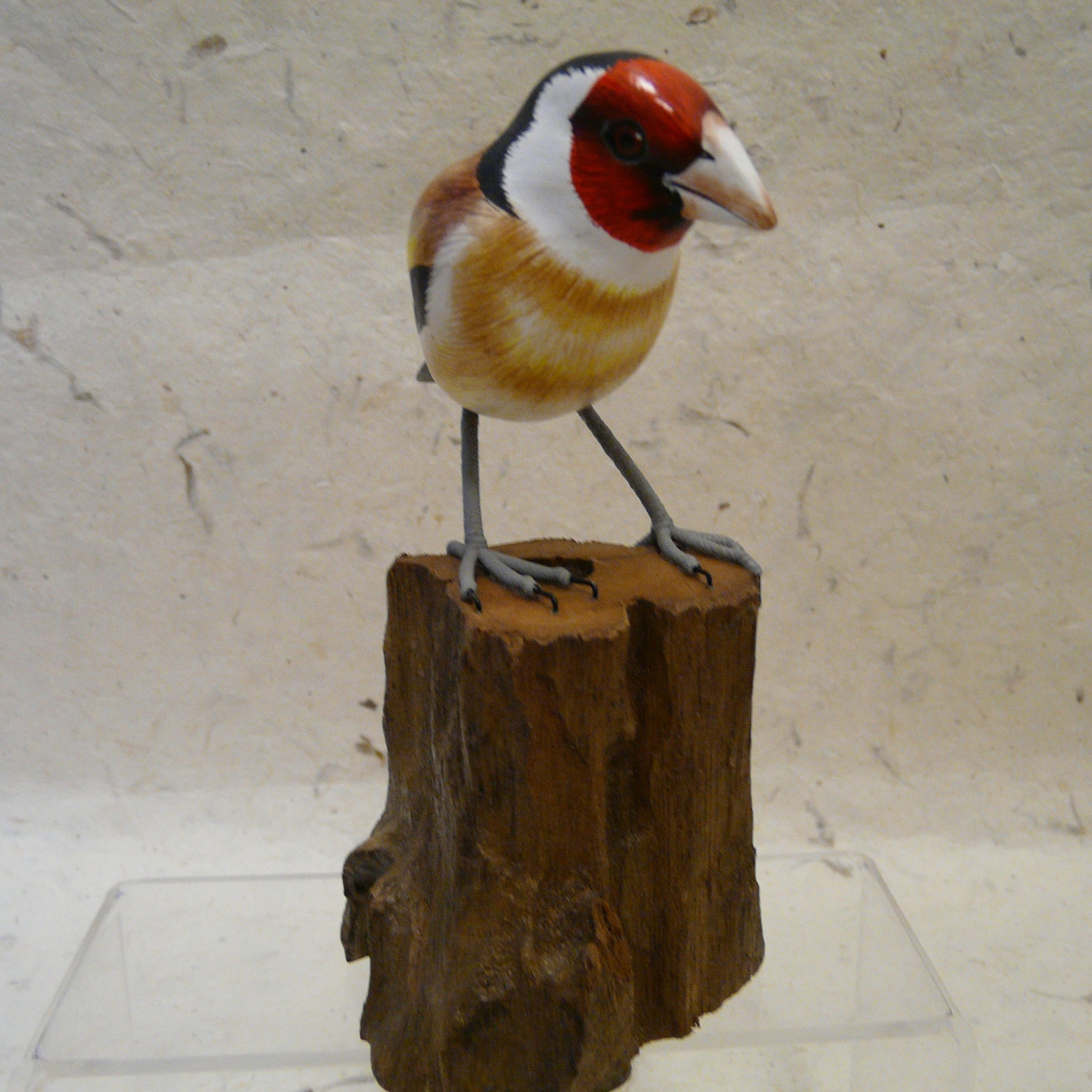 Goldfinch - Hand-carved Painted Wooden Bird