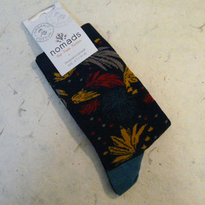 Falling Leaves Organic Cotton Socks 4 - 7