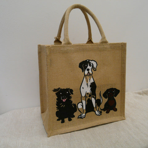fair-trade-jute-shopping-bag-square-beige-natural-3-Dogs-sitting
