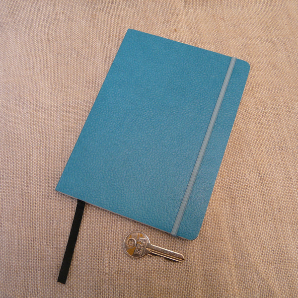 P1110324-Fair-trade-Handmade-paper-leather-look-notebook-journal-turquoise-with-key