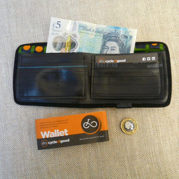 Recycled Inner Tube Traditional Wallet