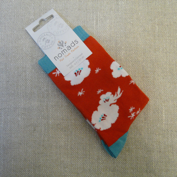 P11307321-Scarlet-Organic-Cotton-socks-4-7-white-Hybiscus-with-white-star-flowers-leg.-Sky-blue-toes-heels-and-tops