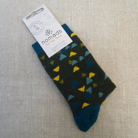 Seaweed Triangles Socks 4 - 7