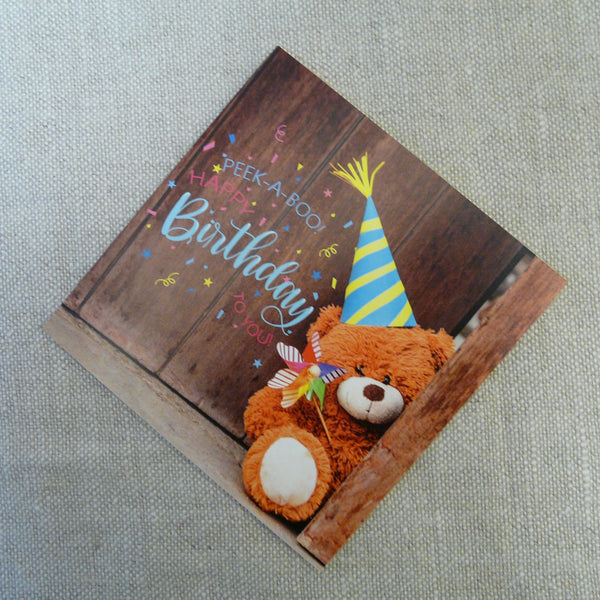 Peek-a-Boo - Fairmail Card - Birthday