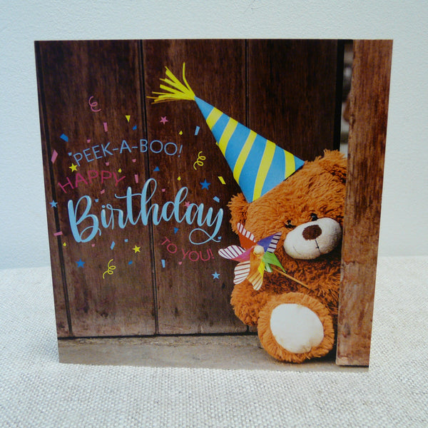 Peek-a-Boo - Fairmail Card - Birthday