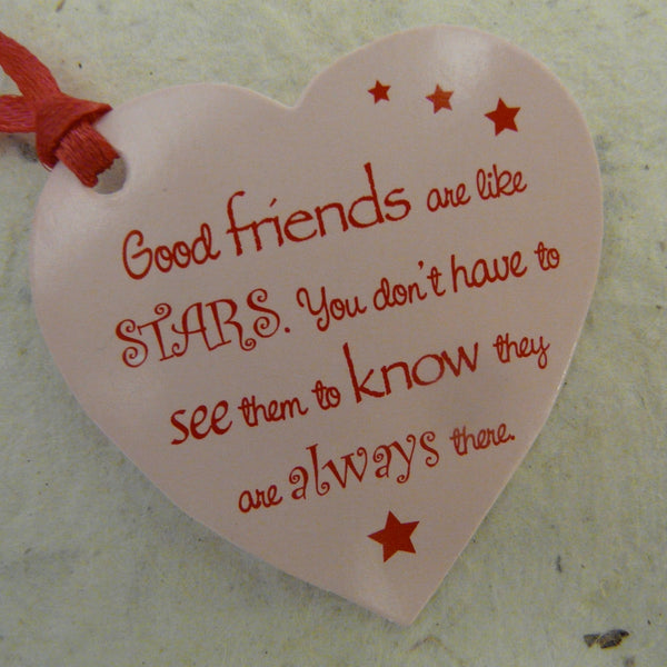 Good Friends Glitter Quote Fairy