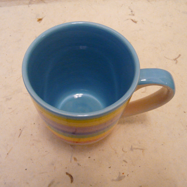 Taller Pastel Mug with Horizontal Stripes
