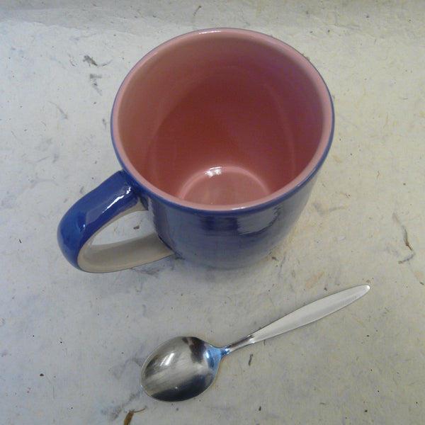 Purple and Pink Hand-painted Mug