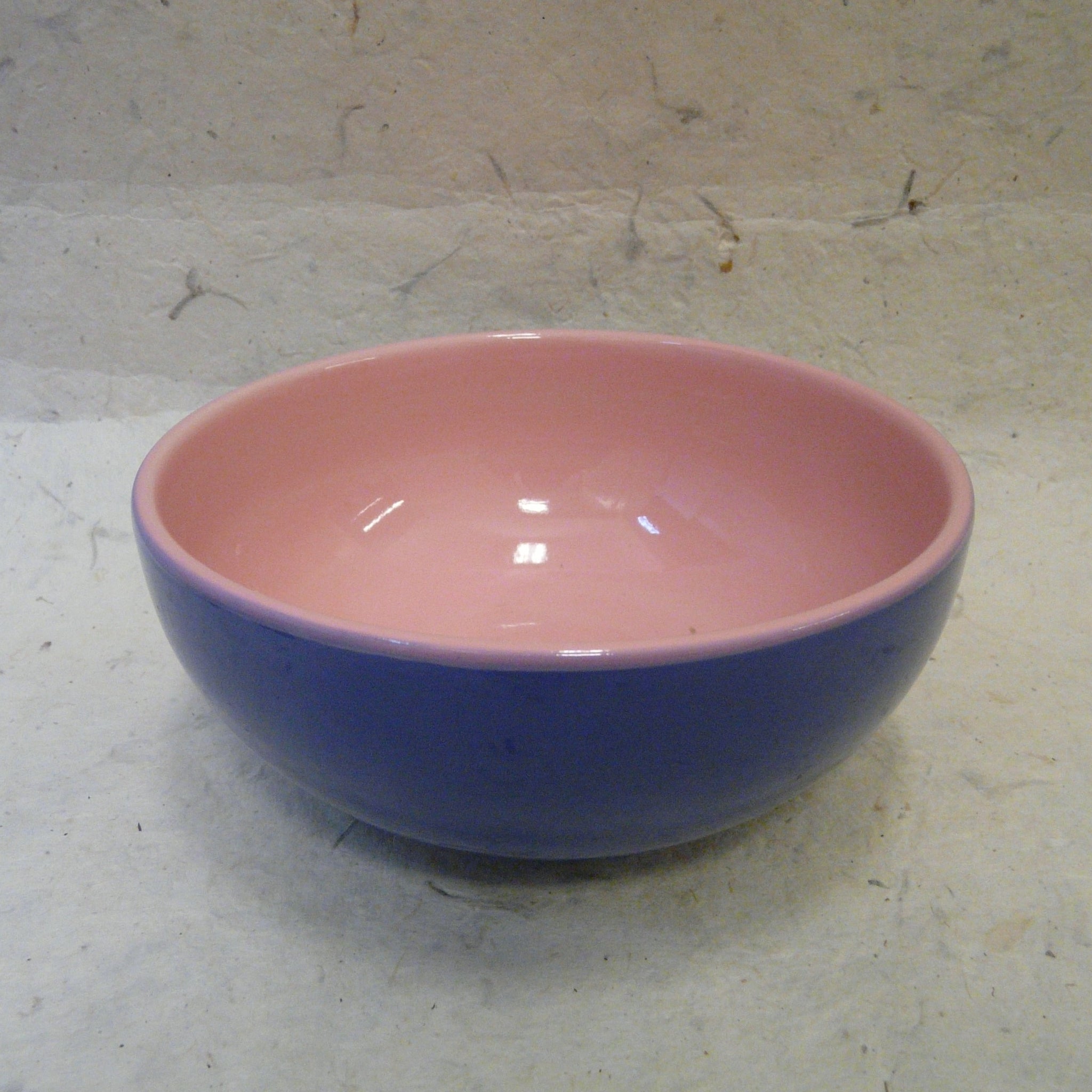 Purple and Pink Hand-painted Bowl