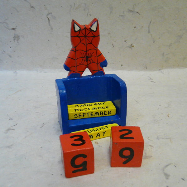 Spiderman Cat Perpetual Calendar